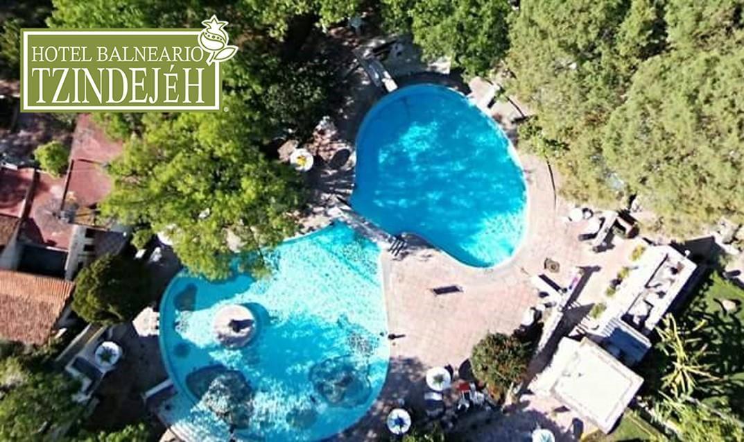 Hotel Balneario Tzindejeh Tasquillo 外观 照片